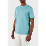 Emporio Armani Erkek Regular Fit Bisiklet Yaka Kısa Kol T-Shirt, Turkuaz, L