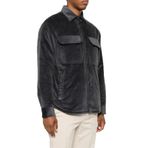 EMPORIO ARMANI Erkek Regular Fit Kadife Blazer Ceket, Gri, 50 Beden