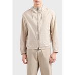 EMPORIO ARMANI Erkek Regular Fit Kapüşonlu Mont, Bej, 50 Beden