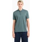 Emporio Armani Erkek Regular Fit Kartal Işlemeli %100 Pamuklu Kısa Kollu Yeşil Polo Yaka T-Shirt EM000850 AF12955-U9083 - 3XL