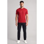 Emporio Armani Erkek Regular Fit Logo Detaylı Pamuklu Kısa Kollu Kırmızı T-Shirt EM004583 AF13669-M5149 - 2XL
