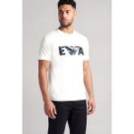 Emporio Armani Erkek Regular Fit Logo Işlemeli Kısa Kollu Beyaz T-Shirt EM005278 AF13747-U0003
