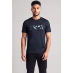 Emporio Armani Erkek Regular Fit Logo Işlemeli Kısa Kollu Lacivert T-Shirt EM005278 AF13747-UB118 - XL
