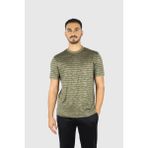 Emporio Armani Erkek Regular Fit Logo Kabartma Desenli Yuvarlak Yakalı Kısa Kollu Yeşil T-Shirt EM002957 AF10017-F7108 - 2XL