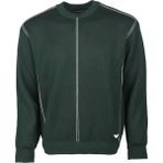 Emporio Armani Erkek Regular Fit Pamuklu Bisiklet Yaka Uzun Kollu Yeşil Kazak 6R1MX3 1MOZZ-0565