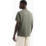 Emporio Armani Erkek Regular Fit Saf Pamuklu Jakarlı Kısa Kollu Yeşil T-Shirt -F8107 EM001289 AF10762