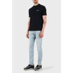 Emporio Armani Erkek Slim Fit Denim Kumaş Streç Pamuklu Dar Paça Açık Mavi Jeans EM000121 AF13281-MB003 - 38 / 32