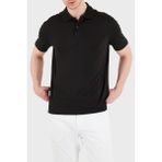 Emporio Armani Erkek Slim Fit Kartal Logo Işlemeli Kısa Kollu Siyah Polo Yaka T-Shirt EM004526 AF13721-UC001 - 2XL