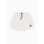 Emporio Armani Erkek Standart Essential Eagle Logolu Yüzme Boxer, Beyaz, 52
