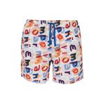 Emporio Armani Erkek Standart Makro Logolu Yüzme Boxer, Baskılı Beyaz, 50