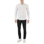 EMPORIO ARMANI Erkek Yün Karışımlı Skinny Pantolon, Siyah, 46 Beden