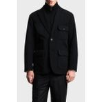 Emporio Armani Hafif Dolgulu Regular Fit Kruvaze Yaka Blazer Ceket Erkek Ceket EM003835 AF18502 UC001 - Siyah