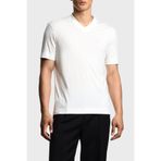 Emporio Armani İpek Karışımlı Regular Fit V Yaka Jarse T Shirt Erkek T SHİRT EM003465 AF13721 U0003