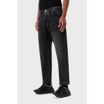 Emporio Armani J69 Streç Pamuklu Düşük Bel Loose Fit Boru Paça Jeans Erkek Kot Pantolon 6R1J69 1dqvz 0006