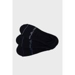 Emporio Armani Jakarlı Logolu 3 Pack Babet Çorap Erkek Çorap EM000548 AF12276 MB154 - S - M - Lacivert