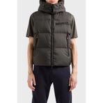 Emporio Armani Jakarlı Regular Fit Çıkarılabilir Kapüşonlu Şişme Yelek Erkek YELEK 6D1B66 1NNXZ 05A6