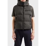Emporio Armani Jakarlı Regular Fit Çıkarılabilir Kapüşonlu Şişme Yelek Erkek YELEK 6D1B66 1NNXZ 05A6