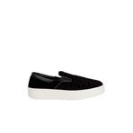 Emporio Armani Kadife Logolu Kalın Tabanlı Loafer Ayakkabı Bayan AYAKKABI X3Y007 XR235 00002