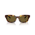 Emporio Armani Kadın EA4233U Evrensel Fit Kare Güneş Gözlüğü, Havana Sarı/Koyu Kahverengi, 53 mm