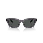 Emporio Armani Kadın EA4233U Evrensel Fit Kare Güneş Gözlüğü, Şeffaf Gri/Koyu Gri, 53 mm