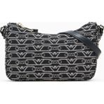 Emporio Armani Kadın Kartal Logo Işlemeli Çapraz Omuz Askılı Siyah Omuz Çantası EW001892 AF19711-FC145