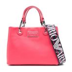 Emporio Armani Kadın Logolu Çift Kayışlı Ayarlanabilir Spor Kırmızı Omuz Çantası Y3D166 Y478E-80412