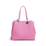 Emporio Armani Kadın Logolu Deri Fermuarlı Günlük Kullanım Pembe Omuz Çantası Y3D158 YFN6E-88028