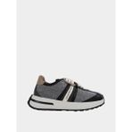 Emporio Armani Kadın Rahat Taban Kontrast Detaylı Gri Sneaker EW003060 AF19772-M8242