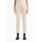Emporio Armani Kadın Rhinestone Script Logo Jogger Pantolon, Tozlu Zemin, S