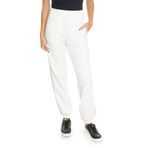 EMPORIO ARMANI Kadın Streç Pamuklu Spor Pantolon, Beyaz, M Beden