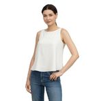 Emporio Armani Kolsuz Bluz, 44, 877635, Beyaz, Kadın