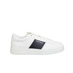 Emporio Armani Kontrast Logolu Yan Bantlı Düşük Spor Ayakkabı X4X570XN840, Siyah, 41 EU