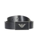 Emporio Armani Logo Baskılı Hakiki Deri Kemer Erkek KEMER Y4S196 YDC0G 80001