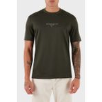 Emporio Armani Logo Baskılı Pamuklu Regular Fit Bisiklet Yaka T Shirt Erkek T Shirt EM002838 AF10761 U8120 - Siyah - XL