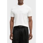 Emporio Armani Logolu % 100 Pamuk Regular Fit Bisiklet Yaka T Shirt Erkek T Shirt EM004583 AF13669 M0307 - Beyaz - 2XL