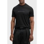 Emporio Armani Logolu % 100 Pamuk Regular Fit Bisiklet Yaka T Shirt Erkek T Shirt EM004583 AF13669 MC540 - Siyah - 2XL