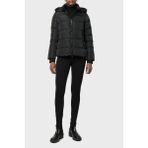 Emporio Armani Logolu Loose Fit Çıkarılabilir Kapüşonlu Cepli Mont Bayan Mont 6L2B86 2ngaz 0999 - 40 - Siyah