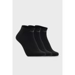 Emporio Armani Logolu Pamuklu 3 Pack Çorap Erkek Çorap EM000550 AF14446 MC061 - L - XL - Siyah