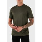 Emporio Armani Logolu Pamuklu Regular Fit Bisiklet Yaka T Shirt Erkek T Shirt EM002939 AF18312 U8120 - Haki - XL