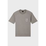 Emporio Armani Logolu Pamuklu Regular Fit Bisiklet Yaka T Shirt Erkek T Shirt EM005247 AF13715 U8049 - Gri