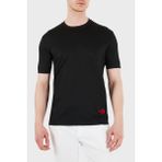 Emporio Armani Logolu Regular Fit Bisiklet Yaka T Shirt Erkek T Shirt EM005243 AF13747 UC001 - Siyah - 2XL