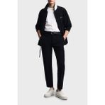 Emporio Armani Logolu Regular Fit Çıtçıt Düğmeli Klasik Yaka Mont Erkek Mont EM004691 AF21368 UB118 - Lacivert - 52