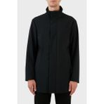 Emporio Armani Pamuk Karışımlı Dik Yaka Regular Fit Trençkot Erkek Trençkot 8N1L81 1nzaz 0999 - Siyah - 58