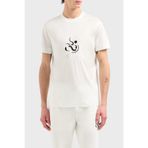 Emporio Armani Pamuk Karışımlı Regular Fit Bisiklet Yaka T Shirt Erkek T SHİRT EM001702 AF10017 U0003