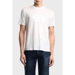 Emporio Armani Pamuk Karışımlı Regular Fit Bisiklet Yaka T Shirt Erkek T Shirt EM004581 AF10017 U0003 - Beyaz - XL