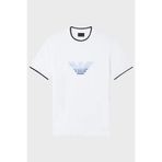 Emporio Armani Pamuk Karışımlı Slim Fit Bisiklet Yaka T Shirt Erkek T SHİRT EM005271 AF10017 U0003