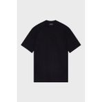 Emporio Armani Pamuk ve Ipek Karışımlı Regular Fit Bisiklet Yaka T Shirt Erkek T Shirt EM004644 AF23458 FC333 - Siyah - XL