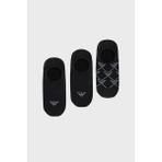 Emporio Armani Pamuklu Logolu 3 Pack Çorap Erkek Çorap EM000548 AF20653 MC061 - L - XL - Siyah