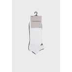 Emporio Armani Pamuklu Logolu 3 Pack Çorap Erkek Çorap EM000550 AF14446 M0091 - Mavi - Siyah - Beyaz - L - XL
