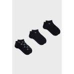 Emporio Armani Pamuklu Logolu 3 Pack Çorap Erkek Çorap EM000550 AF20653 MC061 - S - M - Siyah